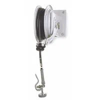 T&S BRASS Pre-Rinse Sprayer: Steel, Epoxy Coated, 16 9/16 in Overall Lg, 3/8" Connection Size, NPT (MPN B-7232-01)