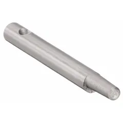 Replacement punch for compatible nibbler tools. Cuts sheet metal with 16 ga capacity in steel and 18 ga capacity in stainless steel. Used in fabrication and HVAC applications.