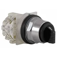 SCHNEIDER Selector Switch: 30 mm Panel Mounting Size, 3 Positions, Short Lever, SPDT, Metallic (MPN 9001KS42BH13)