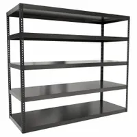 HALLOWELL Boltless Shelving: Standalone, Extra-Heavy-Duty, 96 in x 36 in, 84 in Overall Ht, Steel (MPN HCR963684-5ME)
