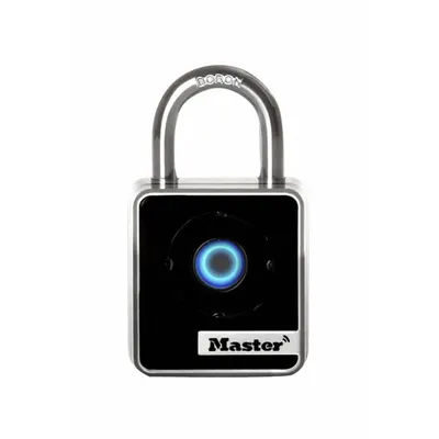 Gembok Bluetooth MASTER LOCK: Hitam, Baja, Belenggu Standar - Standard Shackle Bluetooth Padlocks