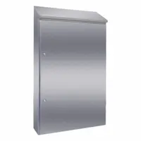 RITTAL Sloped Top Enclosure: 304 Stainless Steel, 55 in x 31 in x 12 in, NEMA 1/12/13/3/3X/4/4X (MPN 1317600)