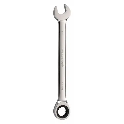 WESTWARD Kunci Kombinasi: Baja Paduan, Krom, 1 in Ukuran Kepala, 13 in Panjang Keseluruhan - SAE 12-Point Ratcheting Combination Wrenches