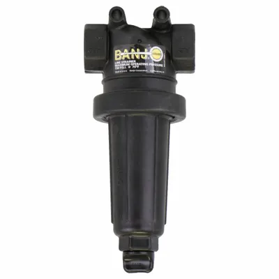 BANJO Saringan Inline: Polypropylene, 3/4 in, FNPT, Mesh, 16 mesh Ukuran Saringan - Polyamide/Glass Fibers Inline Strainers