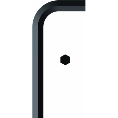 Kunci Heks EKLIND: 0 Ujung Bola, Ukuran Ujung 2 in, SAE, Pendek, Baja Paduan, Finishing Hitam - L-Shaped Hex Keys