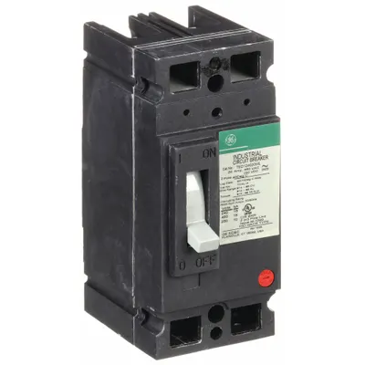 GE Pemutus Sirkuit Kasus Cetakan: 20 A Amps, 18kA pada 120/240/277/480V AC, Tetap - TED-, TEHD-Frame GE Molded Case Circuit Breakers