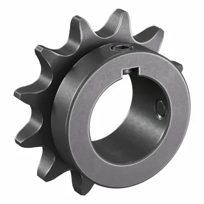 TSUBAKI Sprocket Untai Tunggal: 50, Untuk Pitch Rantai 5/8 in, Diameter Lubang 1 1/4 in, 12 Gigi - Size 50 Fixed-Bore Roller Chain Sprockets