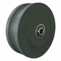 HAMILTON Track Wheel: 6 in Wheel Dia., 2 in Wheel Wd, 1,400 lb Load Capacity, 1/2 in For Axle Size (MPN W-620-125-NYUB-1/2)