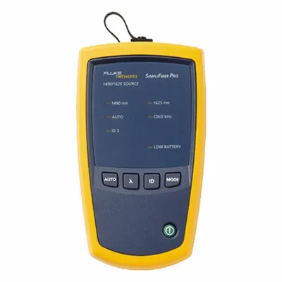 Sumber Cahaya FLUKE: Sumber Cahaya, SFSINGLEMODESOURCE, Mode Tunggal, SimpliFiber Pro - Light Sources for Optical Power Meters