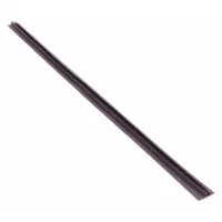 Fin-shaped smoke seal made of brown TPE with standard self-adhesive mounting. Overall length 8 ft. Used to block smoke and fire spread in door gaps and openings in commercial and industrial buildings