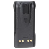 Nickel-metal hydride rechargeable battery for MT/PR/XTS Series handheld radios. Rated at 2,100 mAh with IP54 ingress protection against dust and water splashes. Suitable for industrial and field communication applications