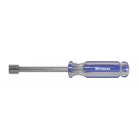 WESTWARD Solid Round Shank Nut Driver: Straight, SAE, Without Magnetized Tip, Std, 3/8 in Tip Size