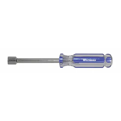 WESTWARD Obeng Mur Batang Bulat Padat: Lurus, SAE, Tanpa Ujung Magnet, Standar - Standard Nut Drivers