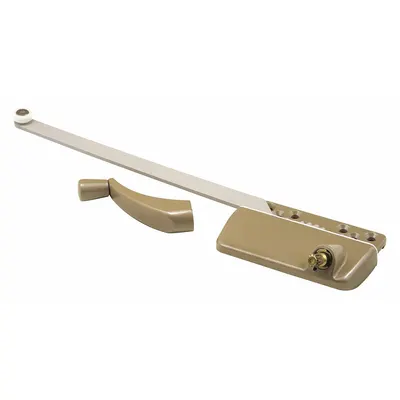 PRIME-LINE Pengoperasi Jendela: Engkol, Termasuk Pegangan, Kiri, Permukaan, Emas - Awning & Casement Window Operators & Handles