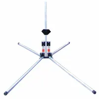 Sign Stand: Roll-Up, 36 in x 36 in, 48 in x 48 in Compatible Sign Size, 4 Legs, 76 in to 78 in (MPN 669-X-841-TP)