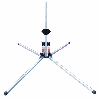 Dudukan Tanda EASTERN METAL SIGNS AND SAFETY: Gulung, 36 in x 36 in, Ukuran Tanda yang Kompatibel 48 in x 48 in - Springloaded Sign Stands