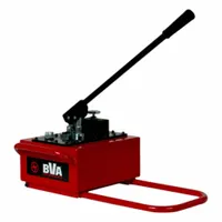 BVA HYDRAULICS Hydraulic Hand Pump: 2 Stages, Single Acting, 290 psi Max. Pressure 1st Stage, Steel (MPN P8701)