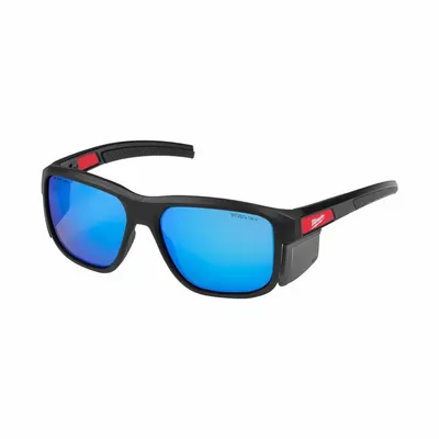 Kacamata Keselamatan MILWAUKEE TOOL & EQUIPMENT: Lensa Biru, Bingkai Penuh, Tahan Gores - Padded Comfort-Fit Safety Glasses
