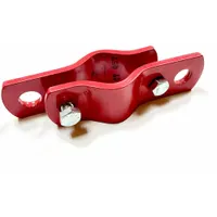 Hobble Clamp: 11/16 in Max Hose Size, 8 in Lg, Powder Coated Steel, 0.88 in Eye Inside Lg (MPN 2BDE-75)