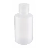 APPROVED VENDOR Laboratory Bottle: HDPE, 125 mL, 125 mL, Natural, 24-410 mm Screw Closure Size (MPN 209047)