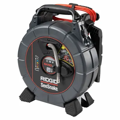 RIDGID Kamera Inspeksi Saluran Air: SeeSnake NANOreel, 82 ft Panjang, Diameter Pipa Maks. 2 1/2 in - Ridgid Pipe Inspection Camera Reels