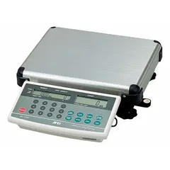 The A&D WEIGHING HD-30KB is a bench scale with remote indicator from the HD-Series. It features a 15 in x 11 3/4 in stainless steel weighing surface and readability of 0.01 lb/0.005 kg. The scale includes an RS-232C connection port for data transfer. It is not IP rated and is suited for dry, indoor industrial weighing applications such as parts counting and checkweighing.