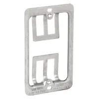 B-LINE BY EATON Communication Mounting Bracket: Steel, Silver, For 1 Gangs, 2.5 in Overall Dp (MPN BB10)