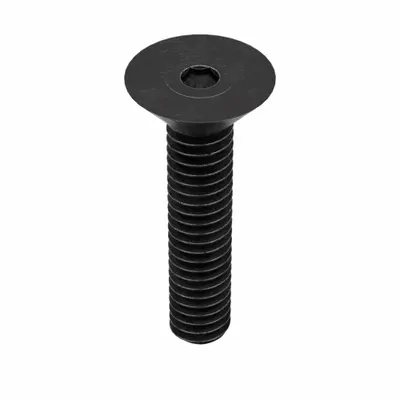 KERR LAKESIDE Sekrup Kepala Datar Soket: #8-32 Ukuran Ulir, 3/4 in Panjang, Datar, Oksida Hitam - Flat Head Socket Cap Screws