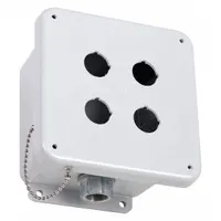SCHNEIDER ELECTRIC Push Button Enclosure: 30mm, 4 Holes, Non-Metallic, NEMA 1/13/3/4/4X (MPN 9001SKY4)