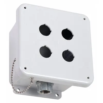 Enklosur Tombol Tekan SCHNEIDER ELECTRIC: 30mm, 4 Lubang, Non-Logam - Enclosures for 30mm Operators