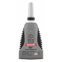 LOCTITE 454 is a clear, thin-liquid instant adhesive formulated for bonding rubber, plastic, and metal substrates. Supplied in a 0.14 fl oz plastic bottle, it offers a fast-setting bond with a VOC content of 50 g/L and under. Suitable for industrial assembly and repair applications requiring low-VOC adhesion