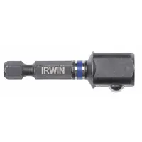 IRWIN Power Bit: 1/2 in Output Drive Size, Square, 2 in Overall Lg, Manganese Phosphate (MPN IWAF36212)