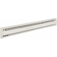 DAYTON Electric Baseboard Heater: Commercial Grade, 938W/1250W, Thermostat Not Included, White