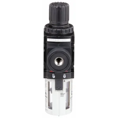 ARO Filter-Regulator: Seri 1000, 1/4 in NPT, 47 cfm, 5 mikron, 0 psi hingga 60 psi - ARO FRL Air Filter/Regulators