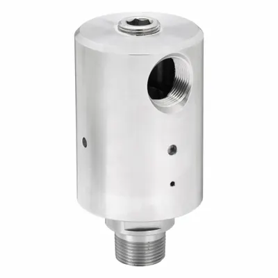 DUFF-NORTON Rotary Union: Lurus, Baja Tahan Karat Polos, 1 Saluran - Stainless Steel Rotating Joints & Unions