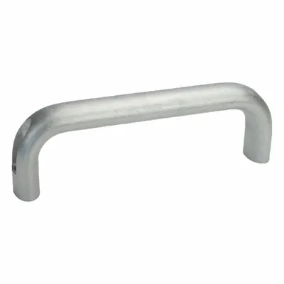 JW WINCO Tarikan Pegangan: Lubang Tanpa Ulir, Aluminium, Perak - Load-Rated Standard "U" Pull Handles