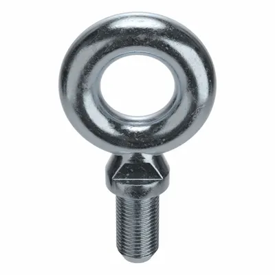 Baut Mata Mesin KEN FORGING: Dengan Bahu, Baja, Berlapis Seng, Panjang Ulir 5 in - Machinery Eye Bolts with Shoulder