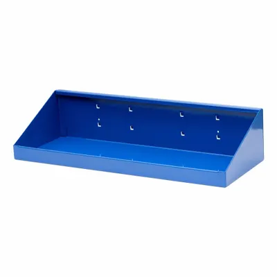 TRITON PRODUCTS Rak Papan Pasak: Untuk Bentuk Lubang Papan Pasak Persegi, 18 in x 6 1/2 in x 3 in - Shelves for Square-Hole Pegboard