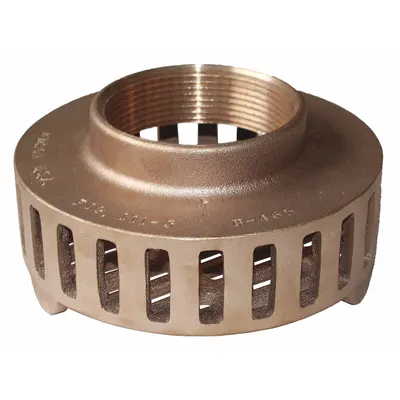 EDSON Saringan Hisap: Badan Perunggu, Bulat, Samping, Diameter Saringan Hisap 6.6 in - Suction Strainers