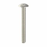 Tamper Resistant Screw: #8-32 Thread Size, 1 1/2 in Lg, Stainless Steel, Plain, Truss, 10 PK (MPN 6000900)