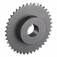 TRITAN Roller Chain Sprocket: 40, For 1/2 in Chain Pitch, 1 1/2 in Bore Dia, 40 Teeth, Steel (MPN 40BS40 X 1 1/2)