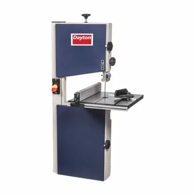 Dayton Gergaji Pita: 9 1/2 in Kedalaman Tenggorokan - Vertikal, 250 hingga 450 SFPM, 0° hingga 45°, 3.5 - Manual Vertical Metal-Cutting Band Saws