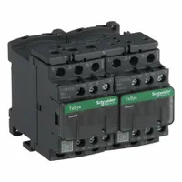 SCHNEIDER IEC Magnetic Contactor: Reversing, 3 Poles, 3NO Contacts, 9 A, 24V DC Coil (MPN LC2D09BD)