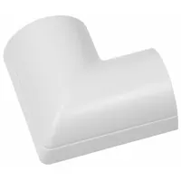 D-LINE 90 Degree Flat Elbow: D-Line Maxi Raceway 2 in x 1 in (50x25mm) Item US/5FT5025W/GR, 2 in Wd, 1 in Ht (MPN FLFB5025W)