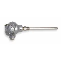 TEMPCO Thermocouple Probe: 32°F to 1,400°F /0°C to 760°C, Type J, 6 in Probe Lg, Rounded Tip (MPN MTA01201)