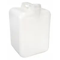 APPROVED VENDOR Carboy: 18.92 L, 5 gal, HDPE, 245 mm x 248 mm x 342 mm, Screw On Cap, White, HDPE (MPN 405624)