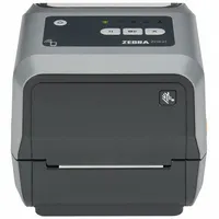 ZEBRA Desktop Printer: Direct Thermal/Thermal Transfer, 4.75 in Max. Print Wd, 6 in/sec, Push Button (MPN ZD6A043-311F00EZ)