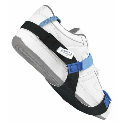 DESCO Tali Arde: Pembumian Kaki, Biru, Pengikat Hook and Loop, Kaki - Sole Grounding Straps
