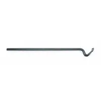 This steel bead breaker leverage bar is designed for breaking the bead seal on truck tires during repair or replacement. With a 30-inch overall length, it provides the mechanical advantage needed to separate the tire bead from the rim in heavy-duty applications