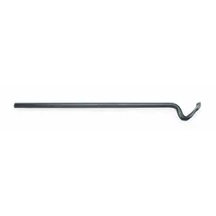 This steel bead breaker leverage bar is designed for breaking the bead seal on truck tires during repair or replacement. With a 30-inch overall length, it provides the mechanical advantage needed to separate the tire bead from the rim in heavy-duty applications.
